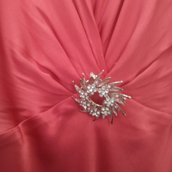 Banana Republic rose silk dress, size 16 - Picture 6 of 6